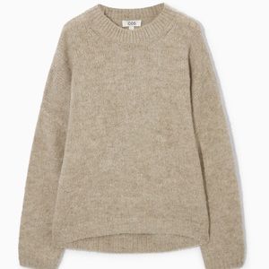 🦙 COS Hairy Knit Wool Alpaca Sweater 🐑